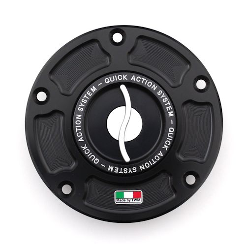 TWM Quick Action CNC Aluminum Gas Cap for Diavel V4
