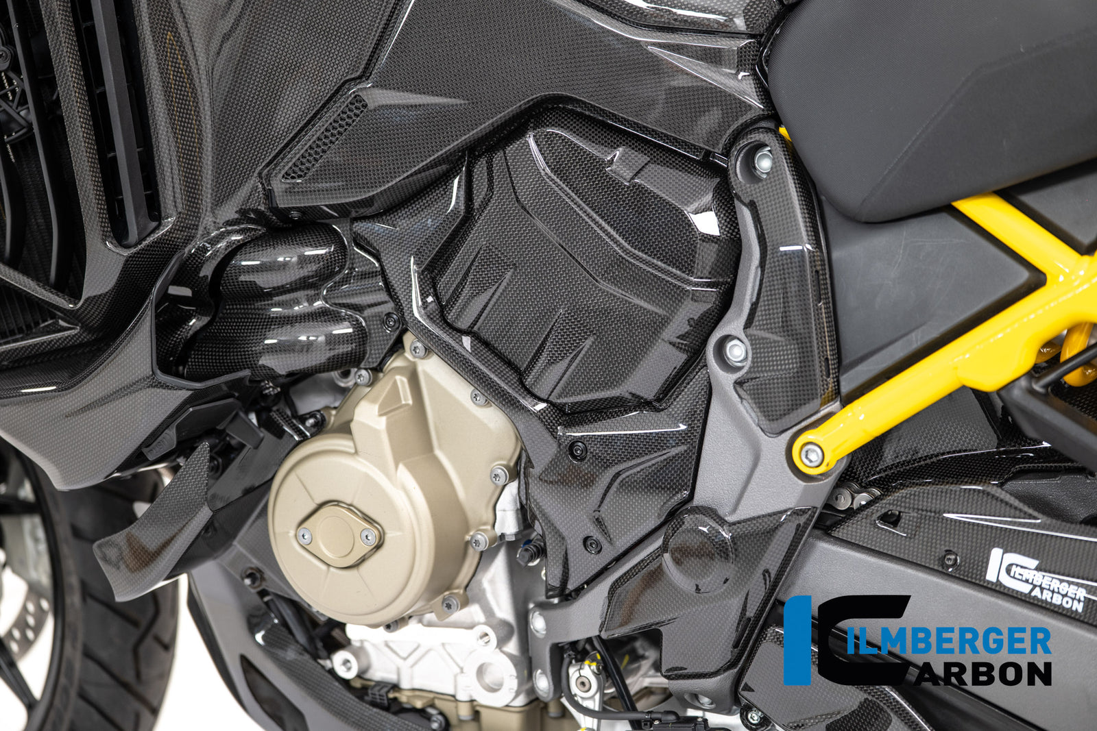 Ilmberger Carbon Water Pump Cover Carbon Glossy Ducati Multistrada V4 2025
