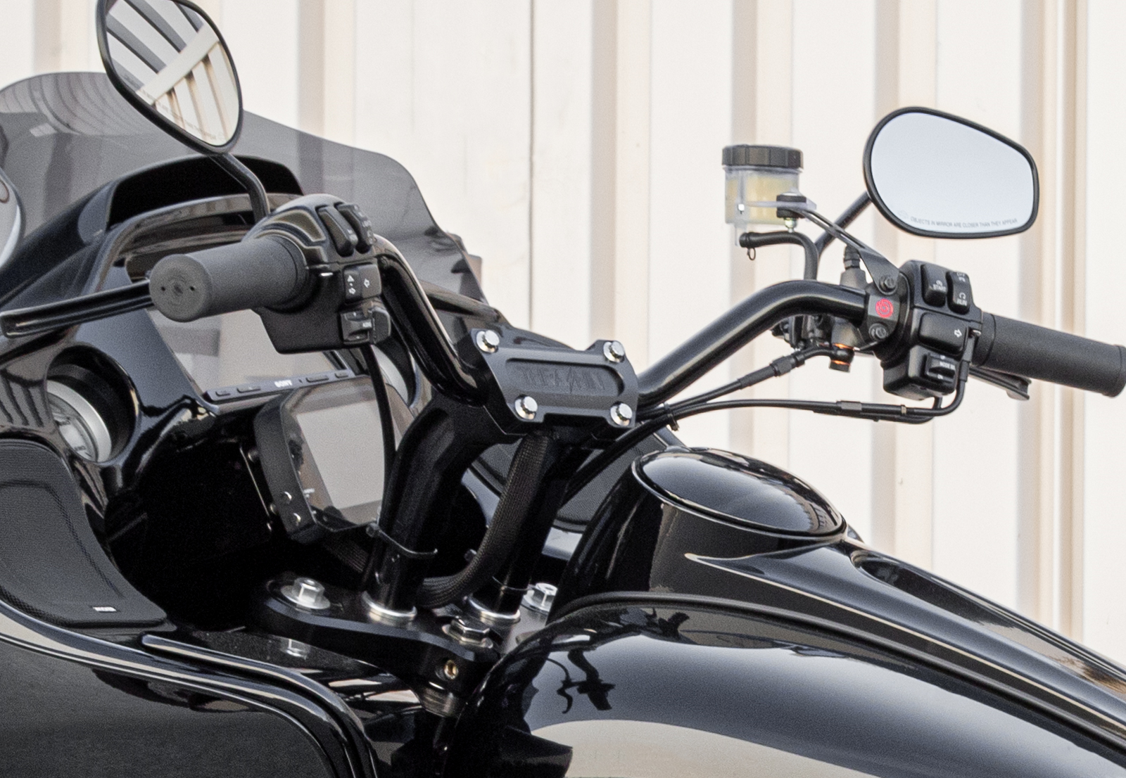 Thrashin Supply CO. 1" Handlebar - High Bend - Black