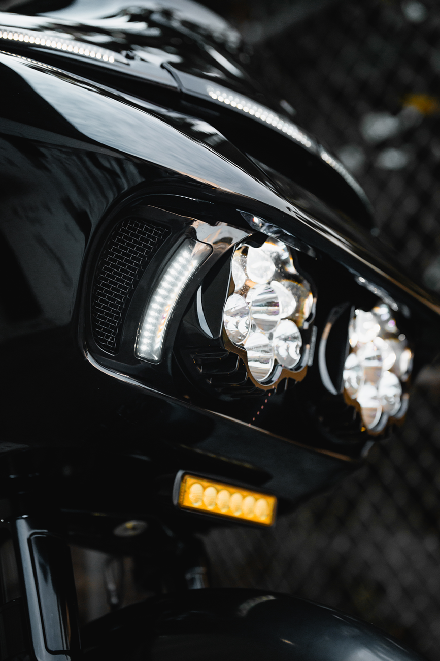 Custom Dynamics Shark Demon® 2 Headlight - Road Glide