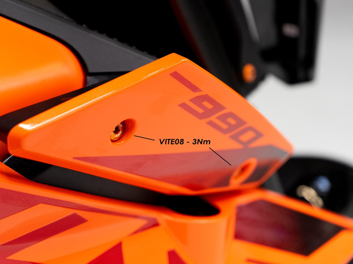 Ducabike DBK KVT71 KTM 990 Duke Front Side Panels Screws Kit