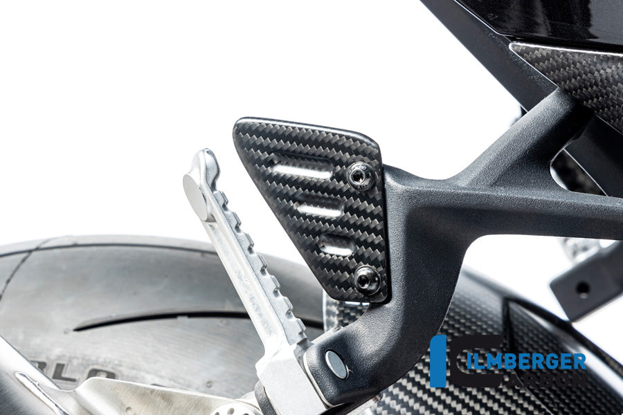 Ilmberger Carbon Heel Guard Passenger Right Rear Aprilia Tuono / RSV4 From 2021 - Matte
