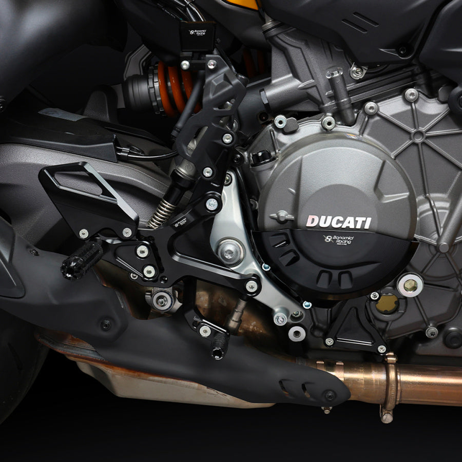 Bonamici Racing Adjustable Rearsets - Ducati Streetfighter V2 - V2S