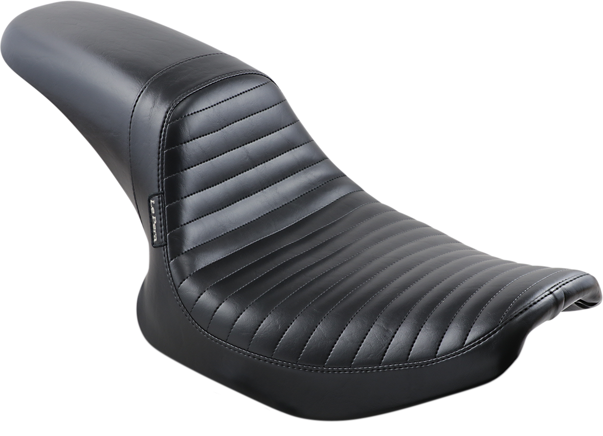 Le Pera Daytona Sport Seat - Pleated - Black - FXR '82-'00