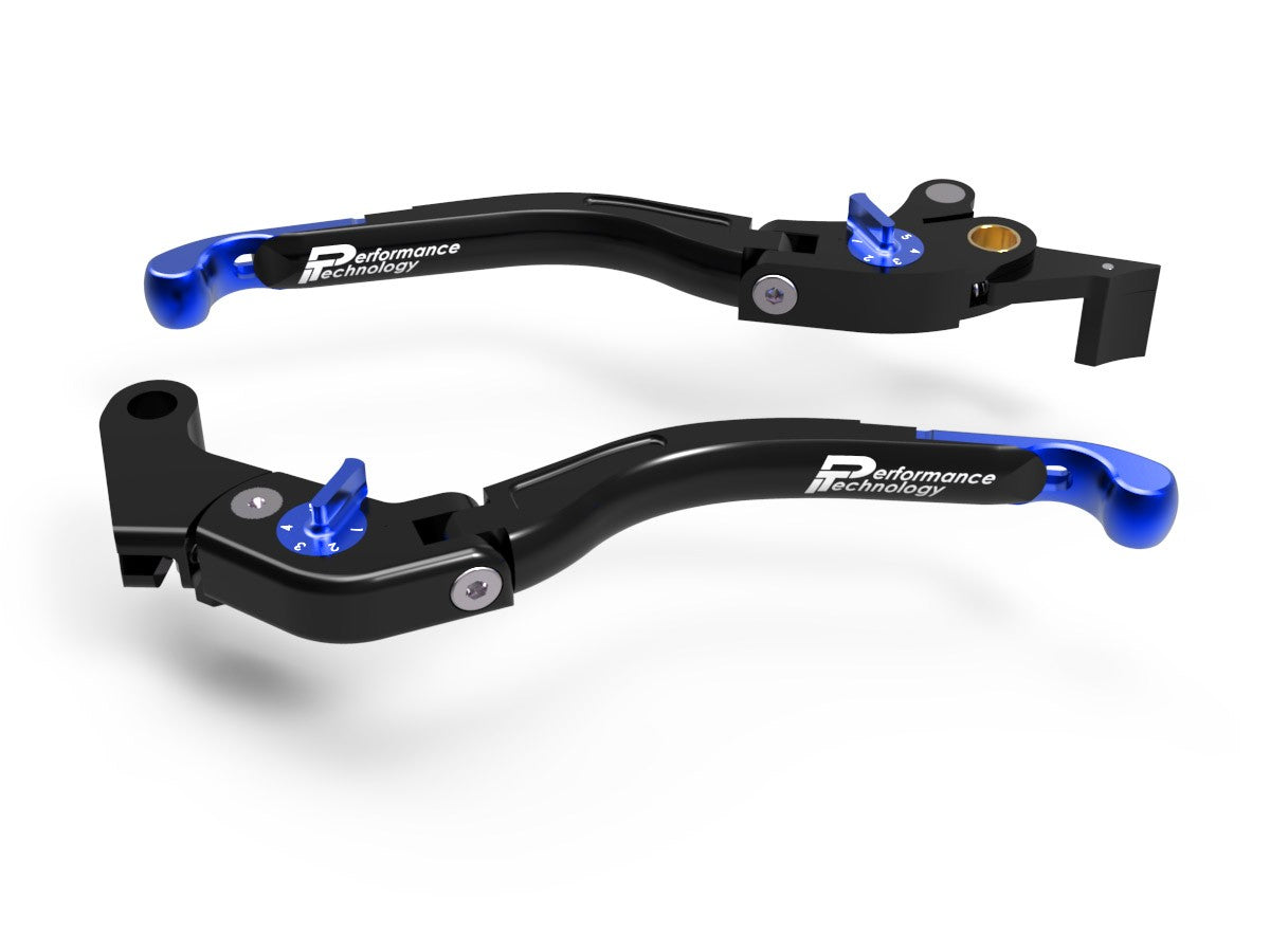 Ducabike DBK LEA08 Brake / Clutch Adjustable Levers Eco GP 2 - BLACK-BLUE