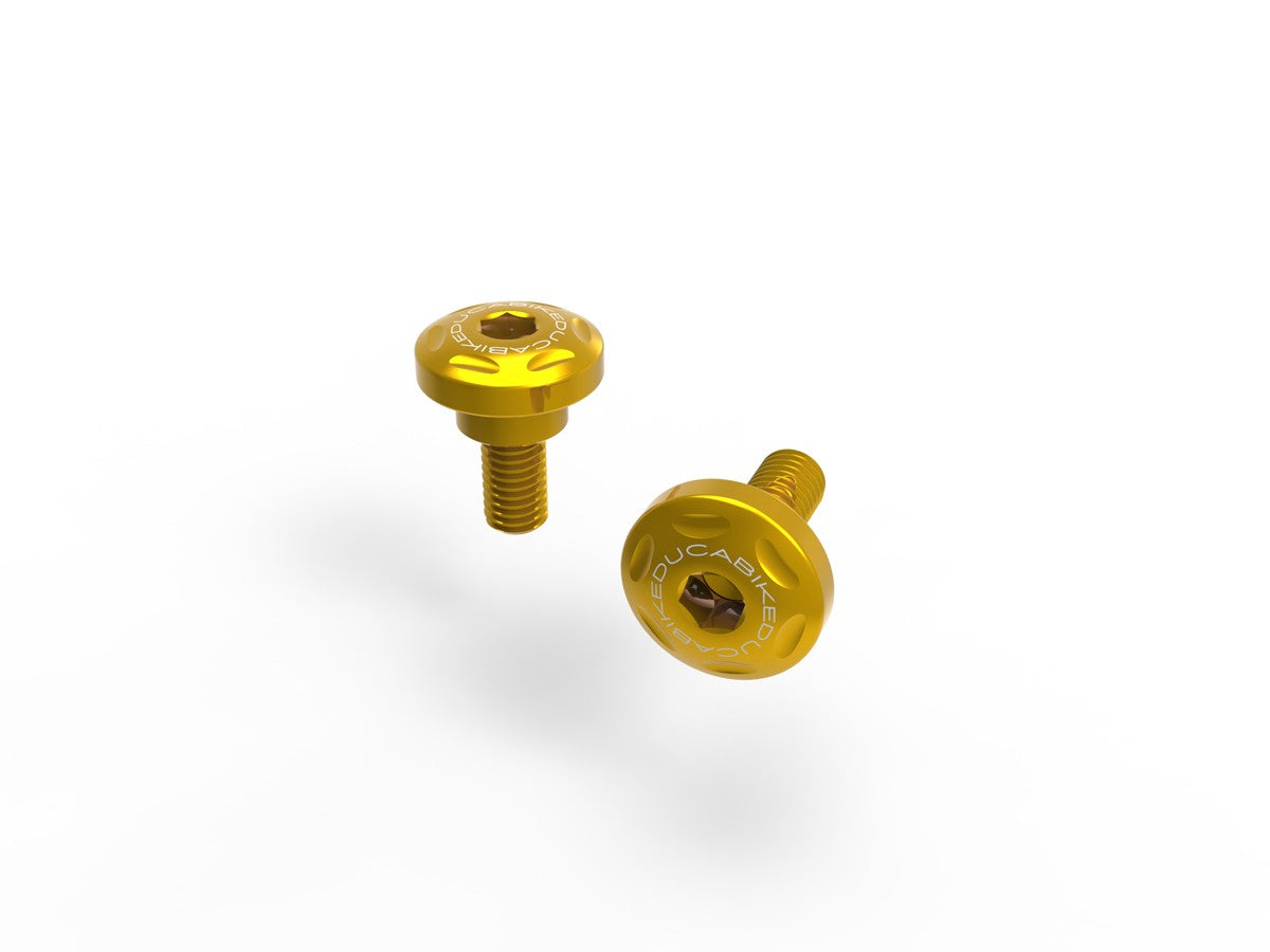 Ducabike DBK KVT40 Scrambler Higher Exhaust Heat Guard Screw Kit - GOLD