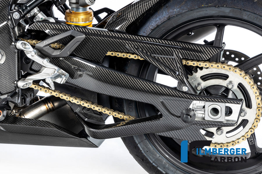 Ilmberger Carbon Swingarm Cover Left BMW M1000RR / S1000RR - Gloss / Twill