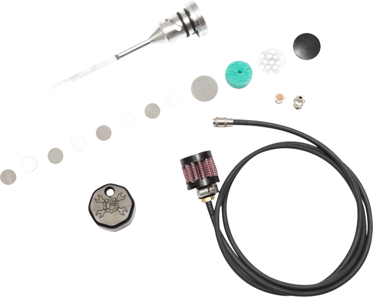 Feuling Parts Vented Dipstick - Black - M8 Softail