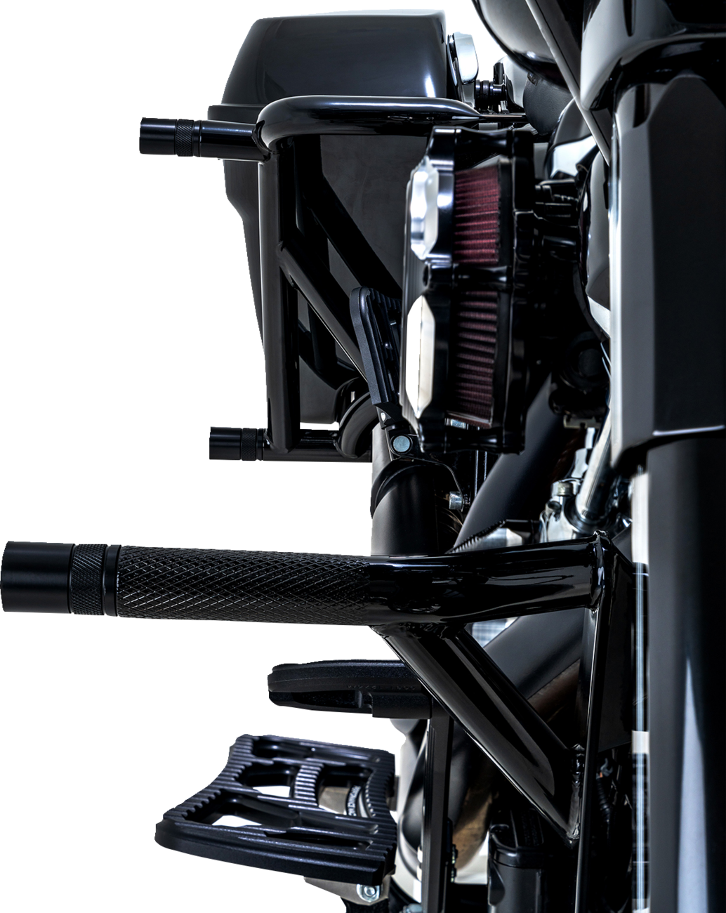 Burly Brand Rear Brawler Kit - Black - HD Toring