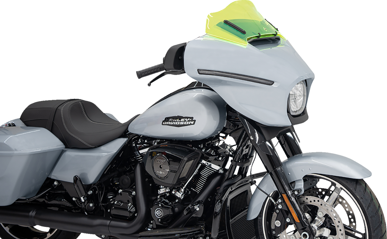 Klock Werks Ice Flare® Windshield - 8" - Green Ice - FLHX