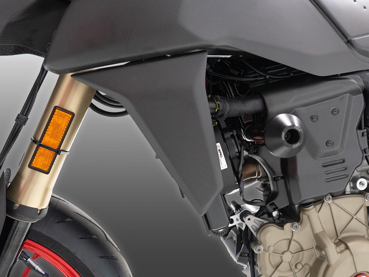 Ducabike DBK CRB154O HM 698 Mono Matt Carbon Radiator Covers