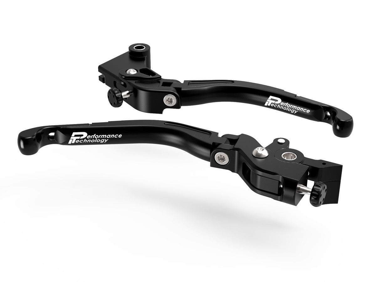 Ducabike DBK L15 Evo Brake + Clutch Adjustable Levers - BLACK-BLACK