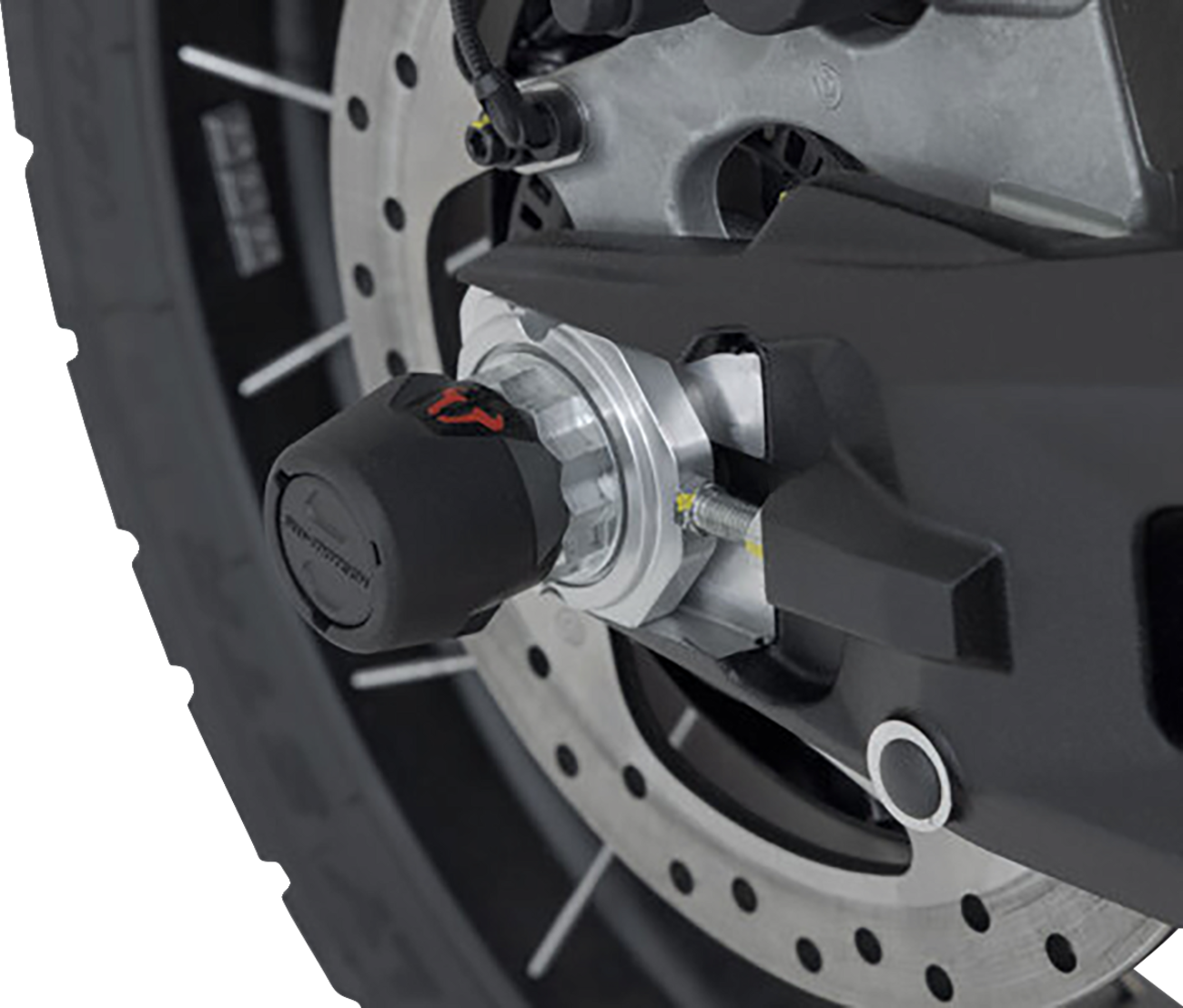 SW-Motech Axle Sliders - Rear - Set - Ducati