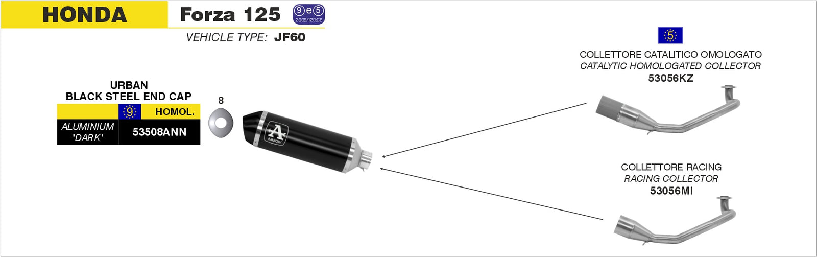 53508ANN Urban Aluminium Dark Slip On With Dark End Cap