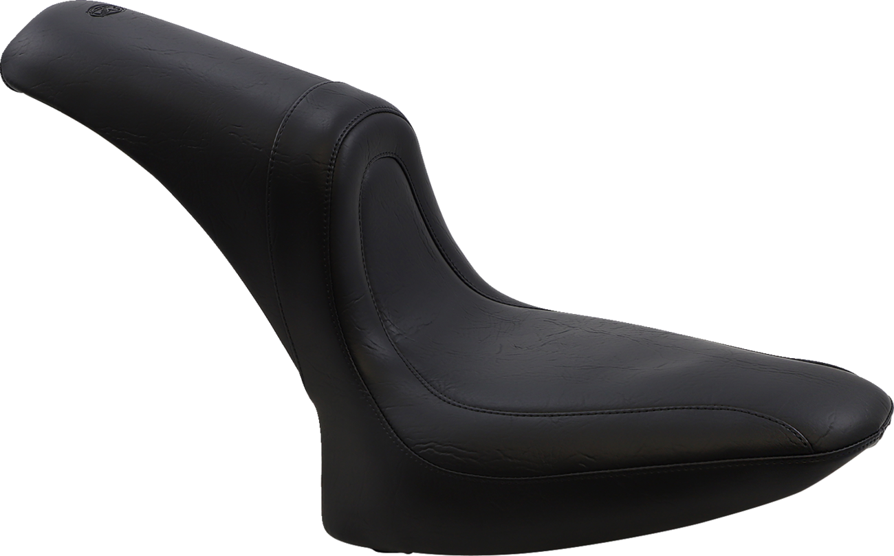 Mustang Seat - Fastback™ - Stitched - Black - Softail '00-'05