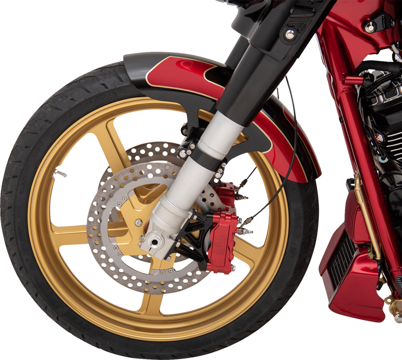 Performance Machine (PM) Gold Ops Rotor - 11.8" - Front Left