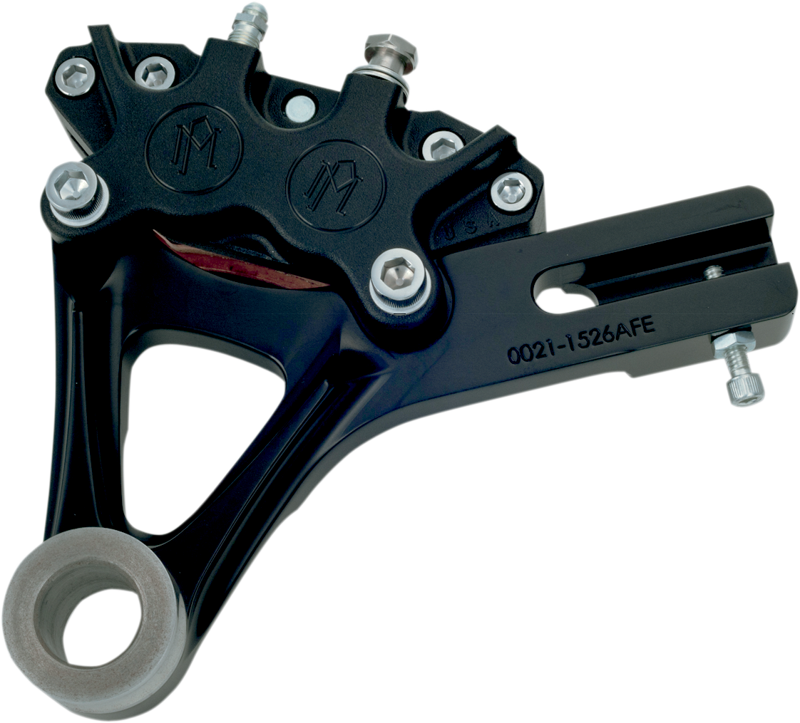 Performance Machine (PM) 4-Piston Caliper - Rear - Black Ops™ - 08-17 FXD