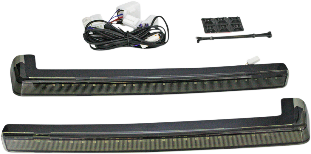 Custom Dynamics LED Run/Brake/Turn Tour-Pak® Arms - Smoke Lens - '06-'13