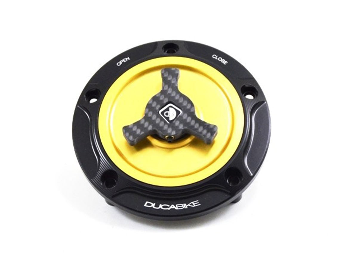 Ducabike DBK Tsb06 Fuel Tank Cap - BLACK-GOLD