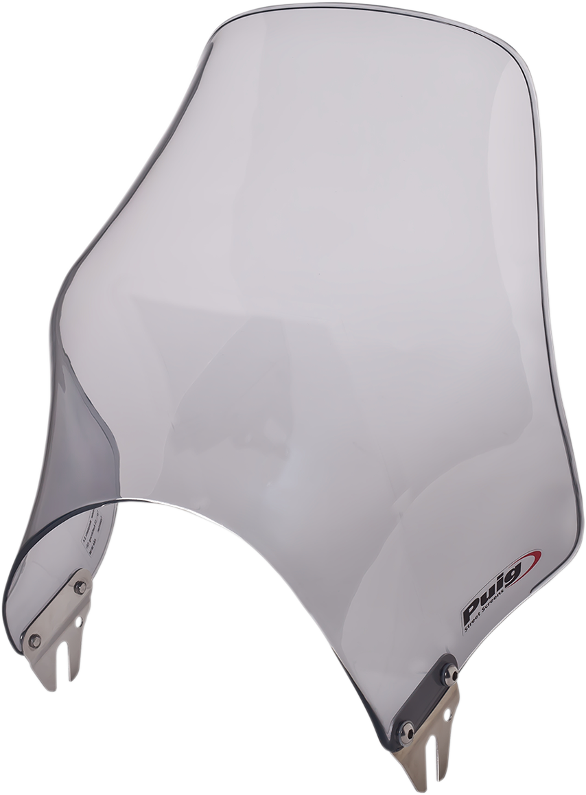 PUIG HI-Tech Parts Naked Windshield - Smoke