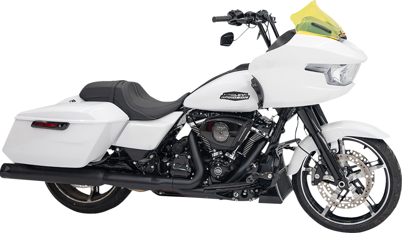 Klock Werks Ice Flare® Windshield - 10" - Yellow Ice - '23-'25 FLTRX