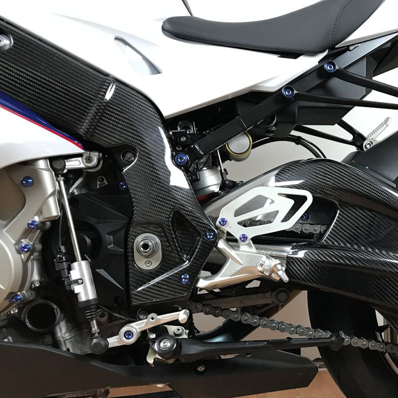 Ilmberger Carbon Fiber Frame Cover Set for S1000RR 2015-2018