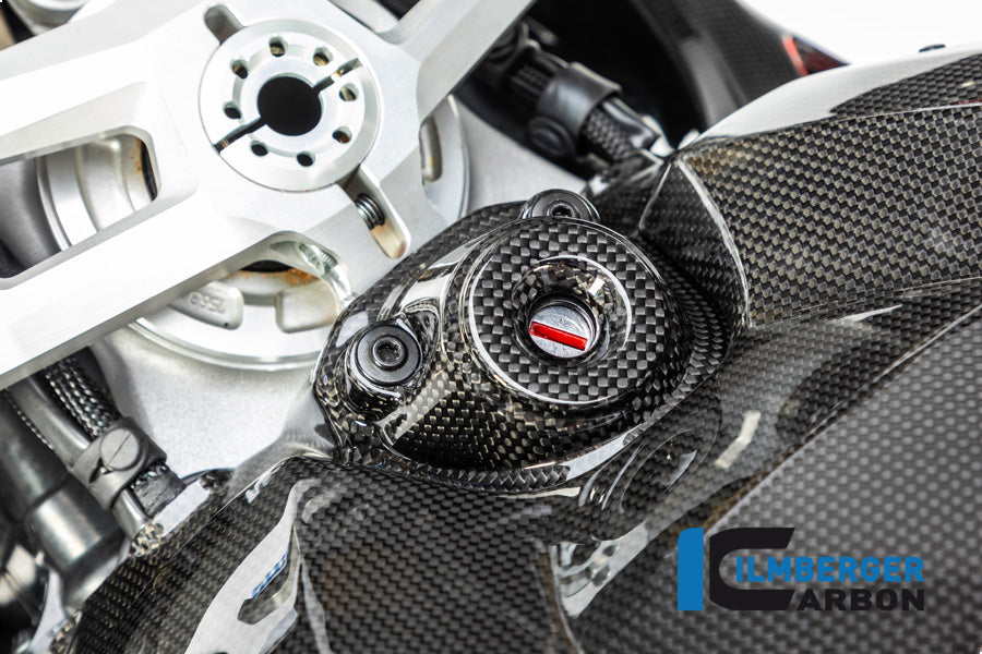 Ilmberger Carbon Ignition Switch Cover Ducati Panigale V4 / V4 S - Gloss