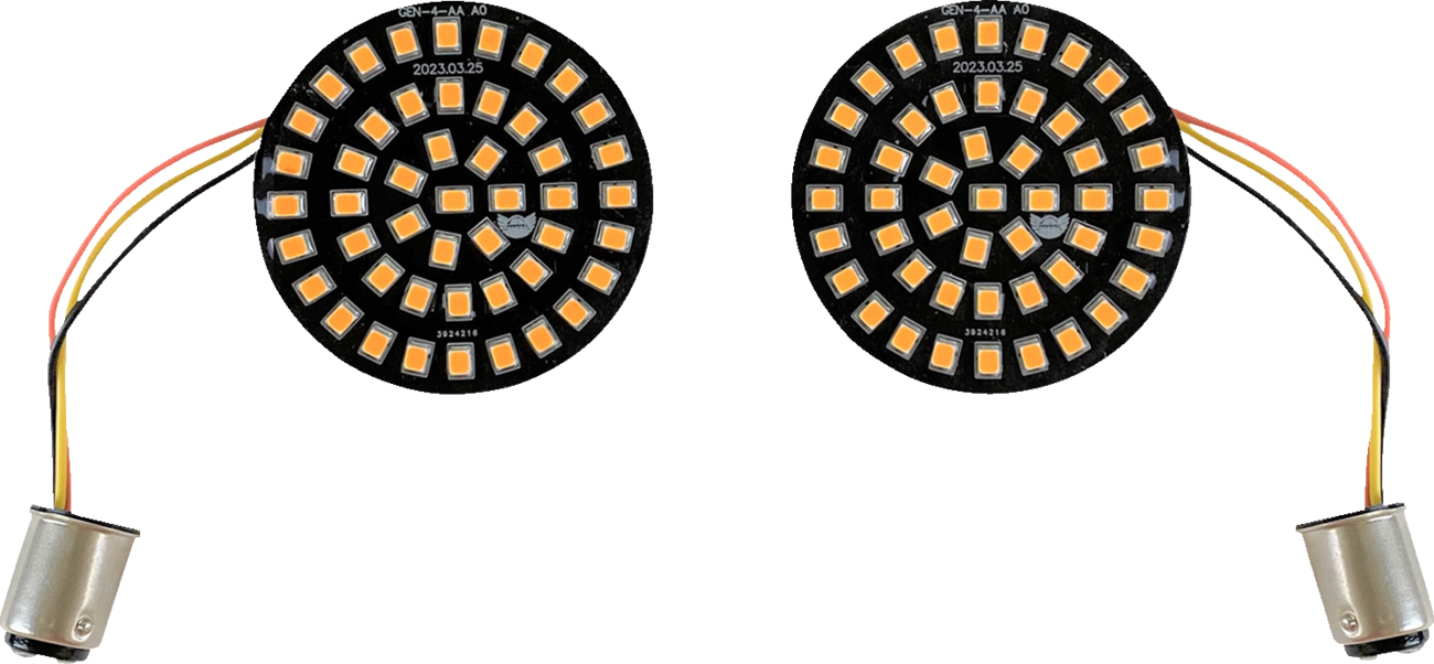 Custom Dynamics Turn Signal Insert - LED - Amber - 1157