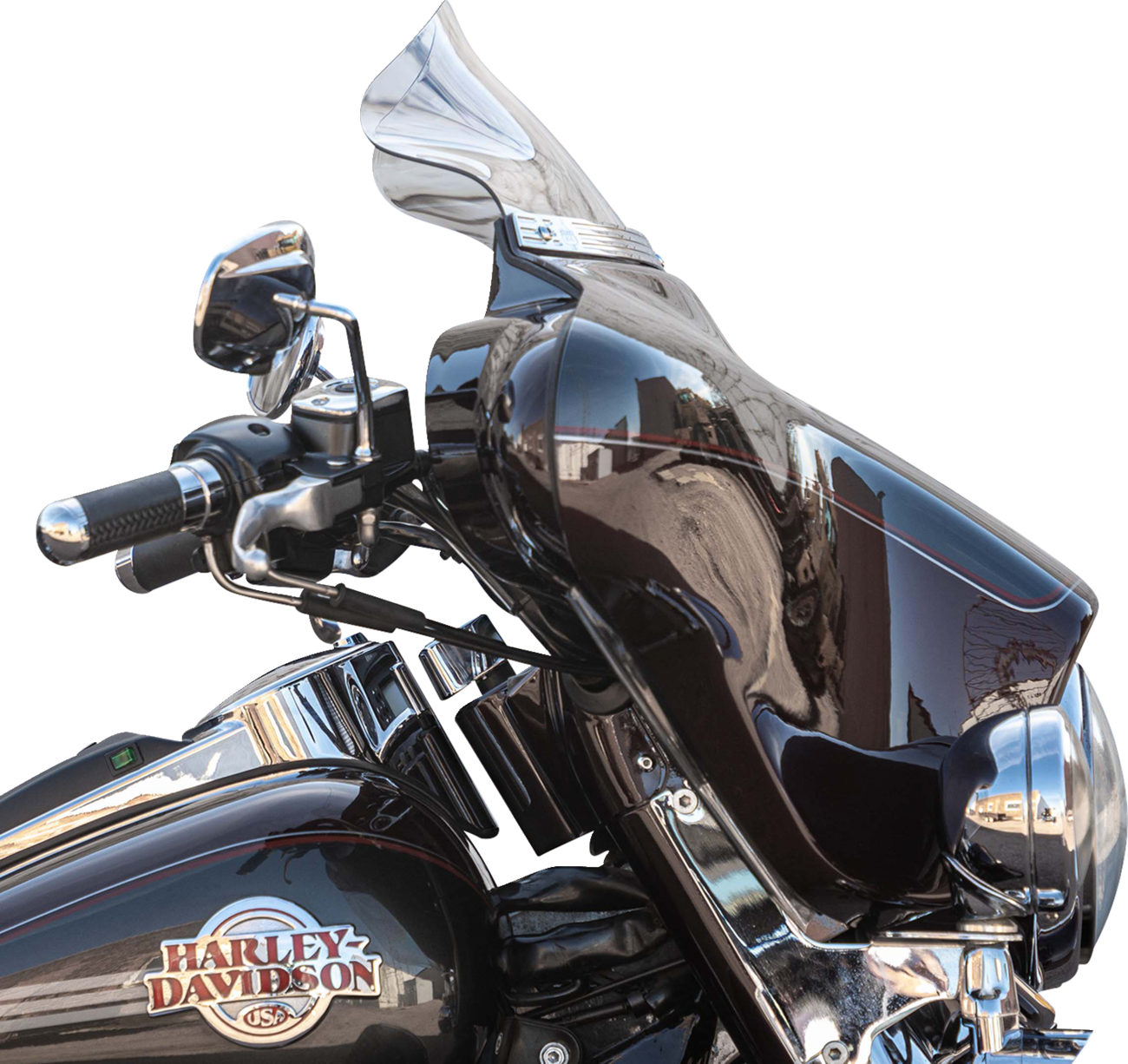 Klock Werks Flare® Windshield - 6-1/2" - Clear - '96-'13 FLH