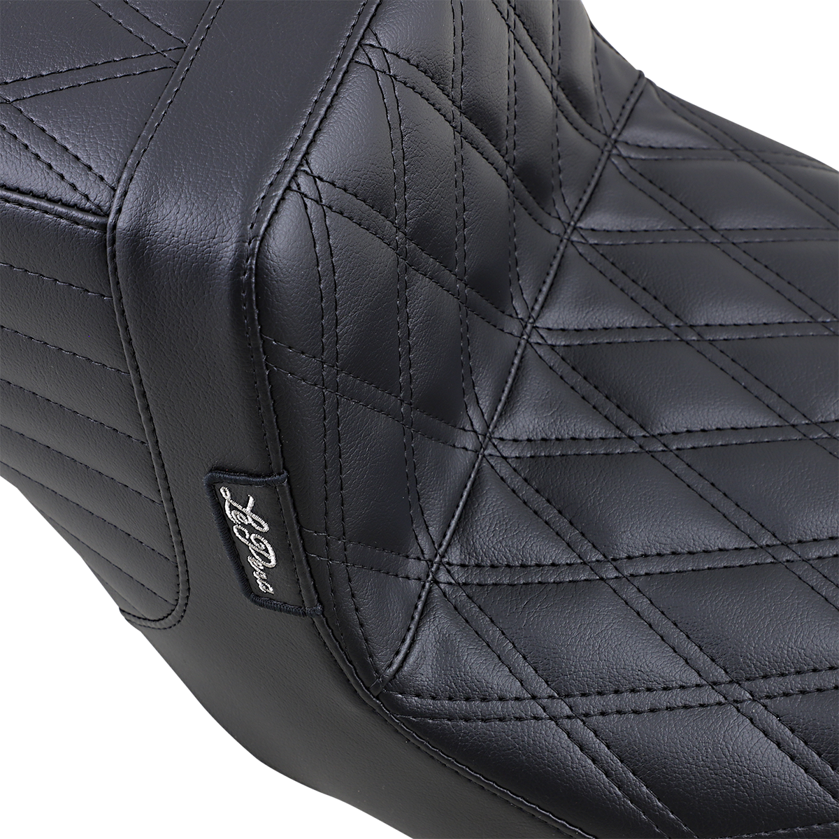 Le Pera Tailwhip Seat - Double Diamond - Black - FL '08-'23