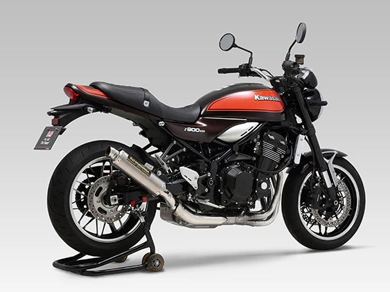 Yoshimura Z900rs/Cafe 2018-24 JMCA Brevis Stainless Slip-On W/ Stainless Sleeve