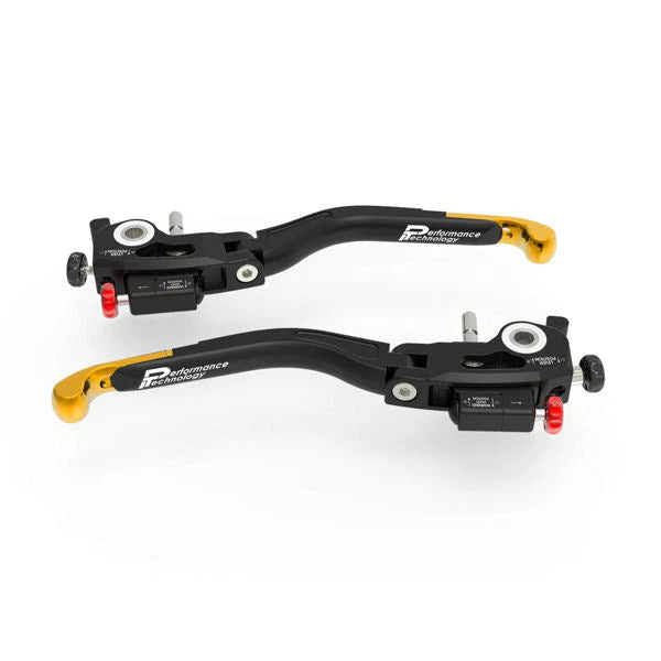 Ducabike DBK Double Adjustable Ultimate Levers For Panigale 899 959 1199 1299 - Gold
