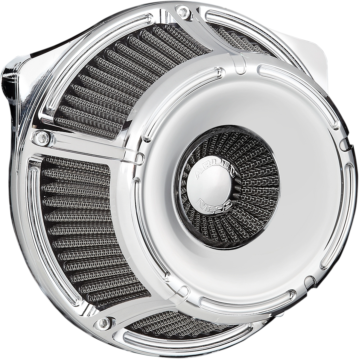 Arlen NESS Inverted Series Air Cleaner Kit - Chrome