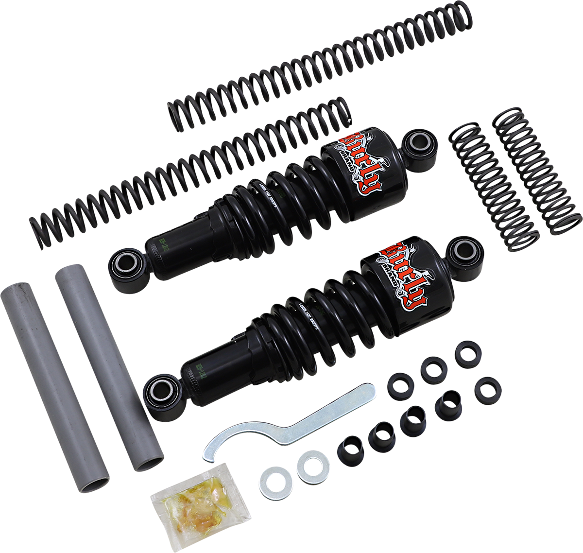 Burly Brand Suspension Kit - Slammer - Black - '04 - '15 XL