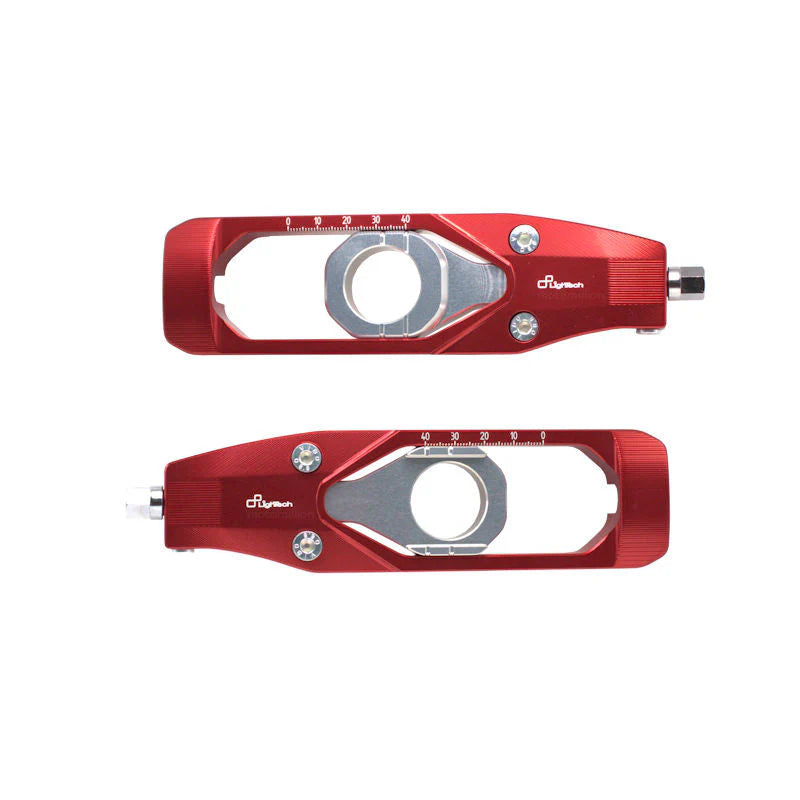 Lightech WSBK Chain Adjusters Kit For Aprilia RSV4 1100 Factory 2021-2025 - Red