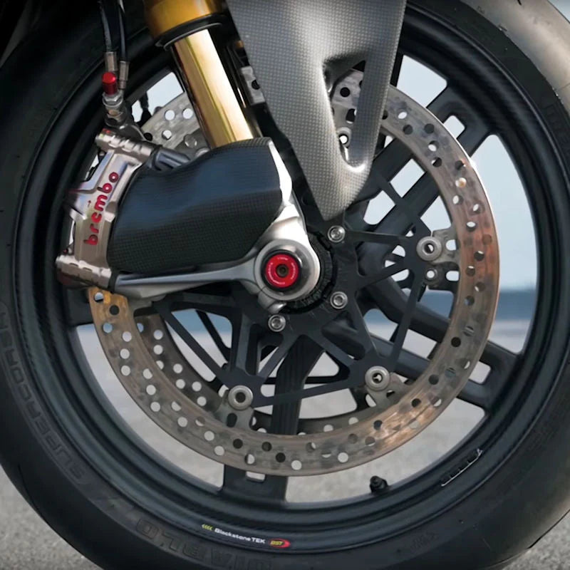 TWM Front Fork Protector Axle Slider For Panigale V2
