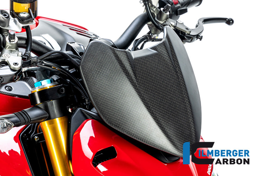 Ilmberger Carbon Instrument Cover Windshield V4 Ducati Streetfighter