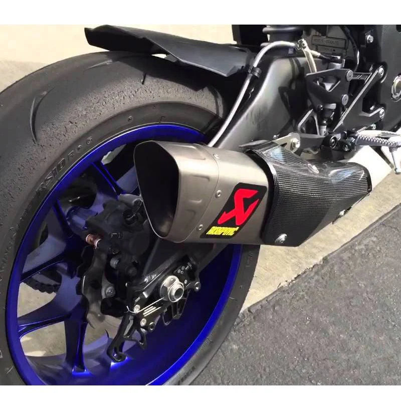 Akrapovic GP Titanium Slip-On Exhaust For Yamaha R1 R1M 2015 To 2025