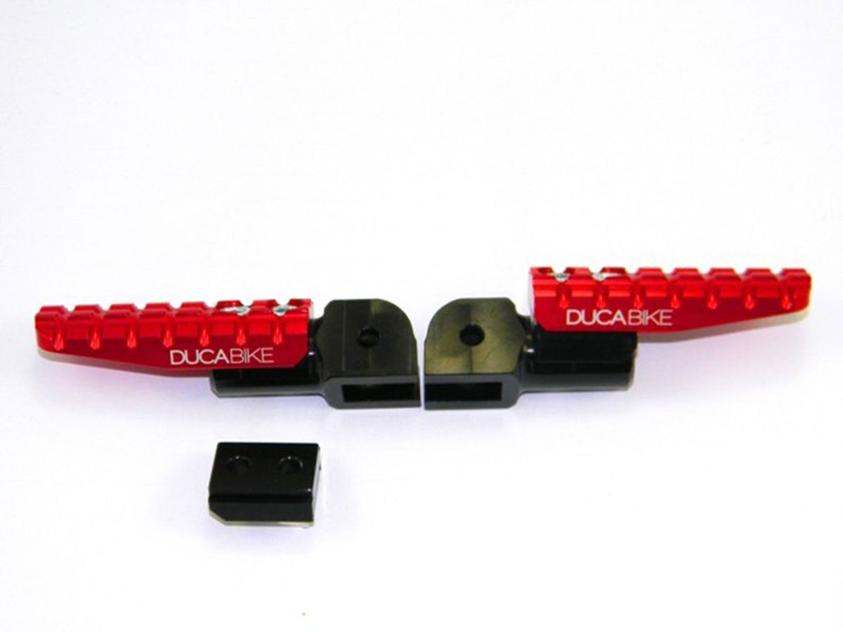 Ducabike DBK PPDV02 Adjustable Rearsets - RED