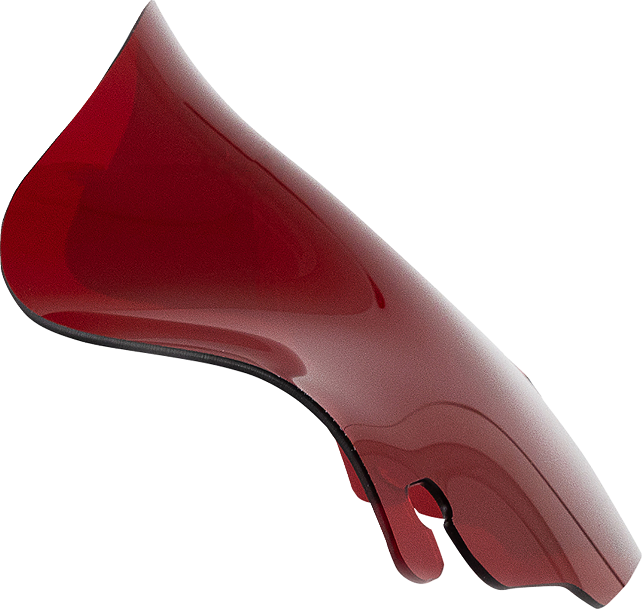 Klock Werks Kolor Flare® Windshield - 6-1/2" - Red - '96-'13 FLHT/FLHX