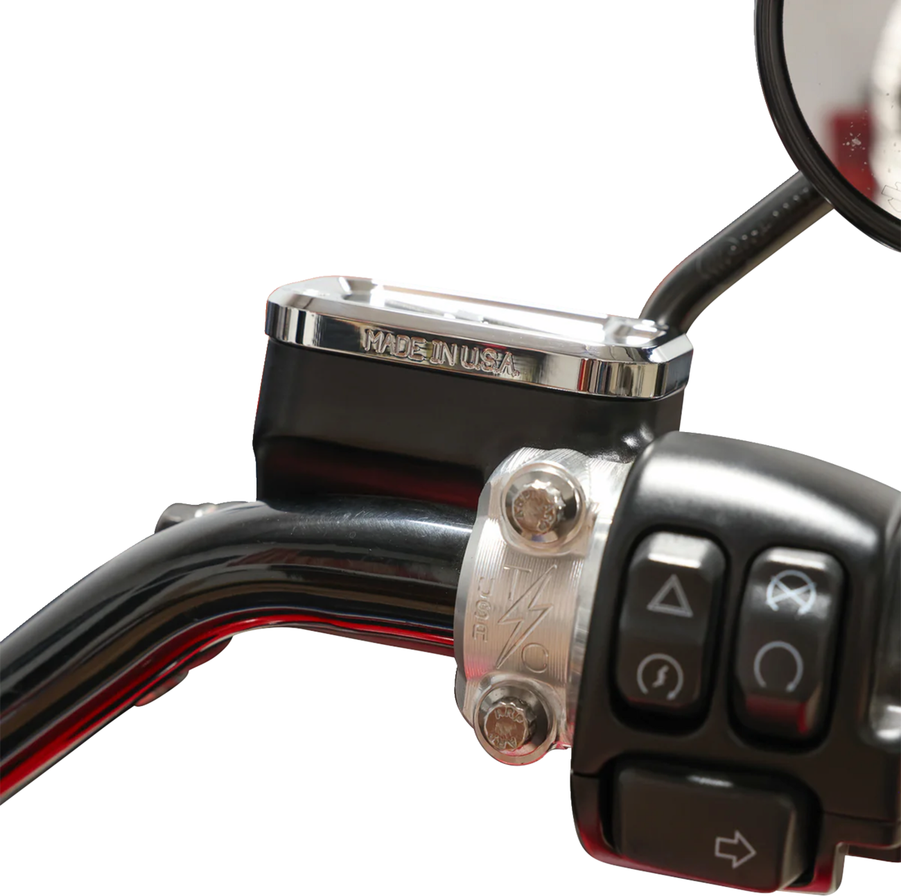 Thrashin Supply CO. Master Cylinder Cover - Brake - Front - Chrome