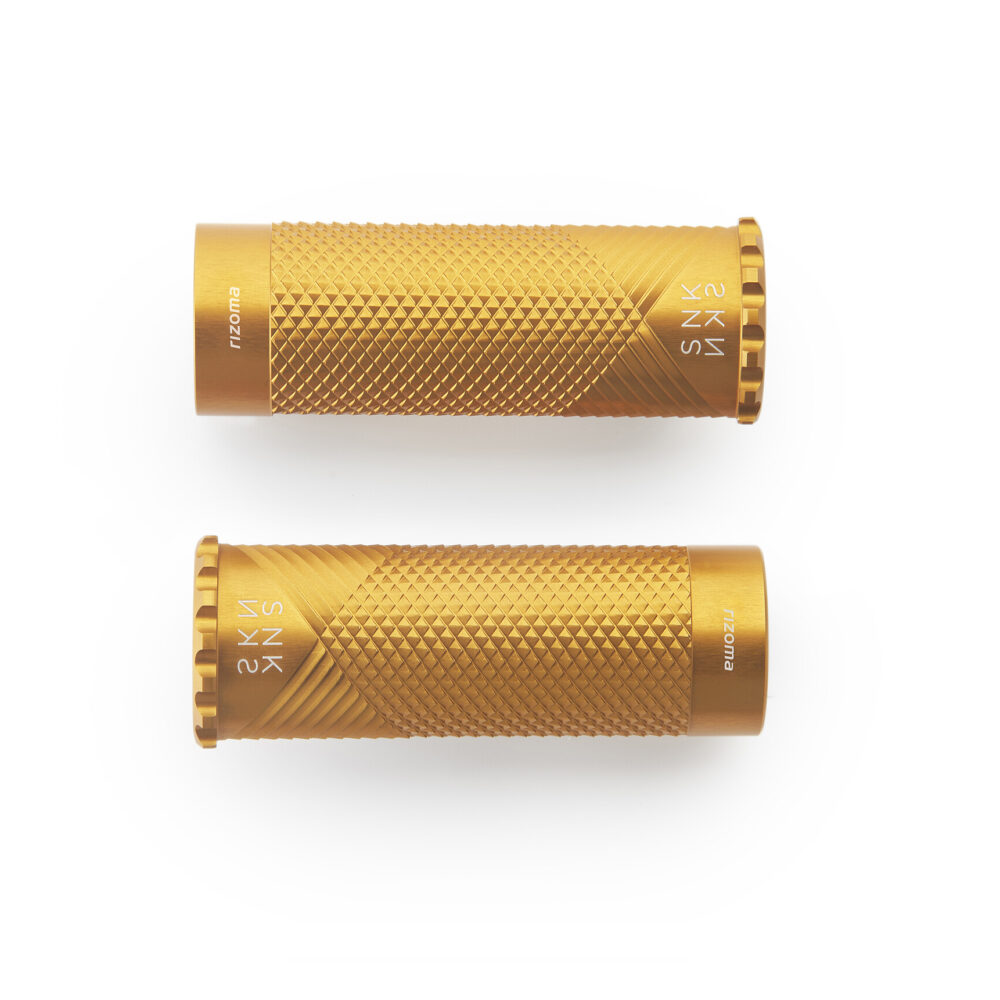 Rizoma Snake Pegs - gold / rider-passenger