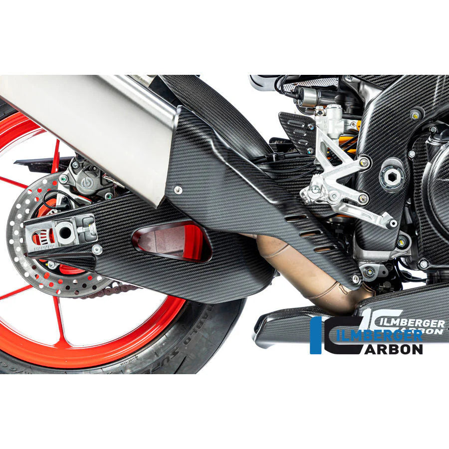 Ilmberger Carbon Fiber Swingarm Cover Set For Aprilia Tuono V4 1100 Factory