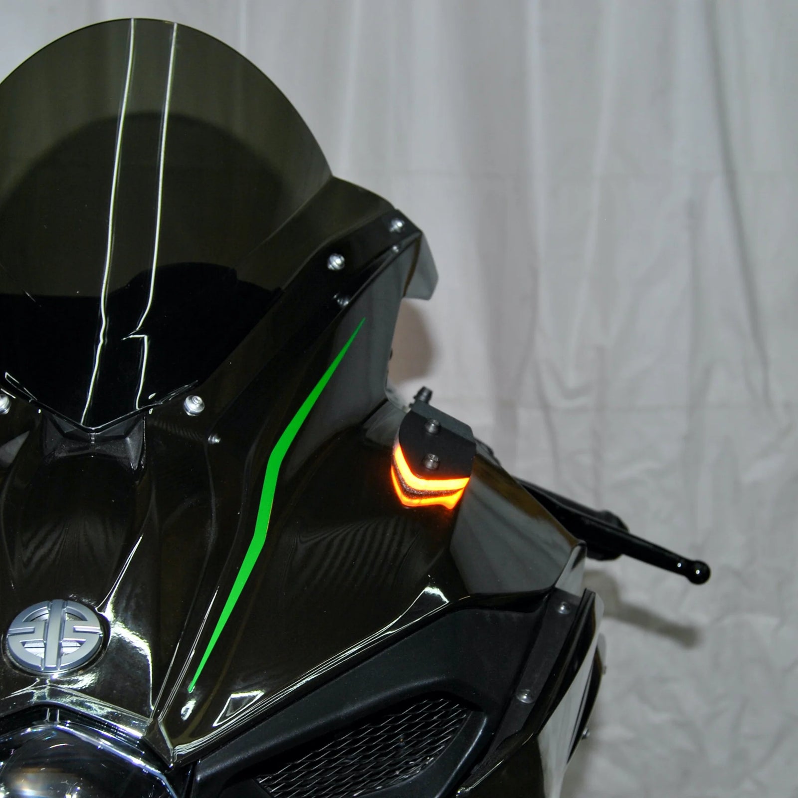 NRC Kawasaki H2 Mirror Block Off Turn Signals (2015-Present)