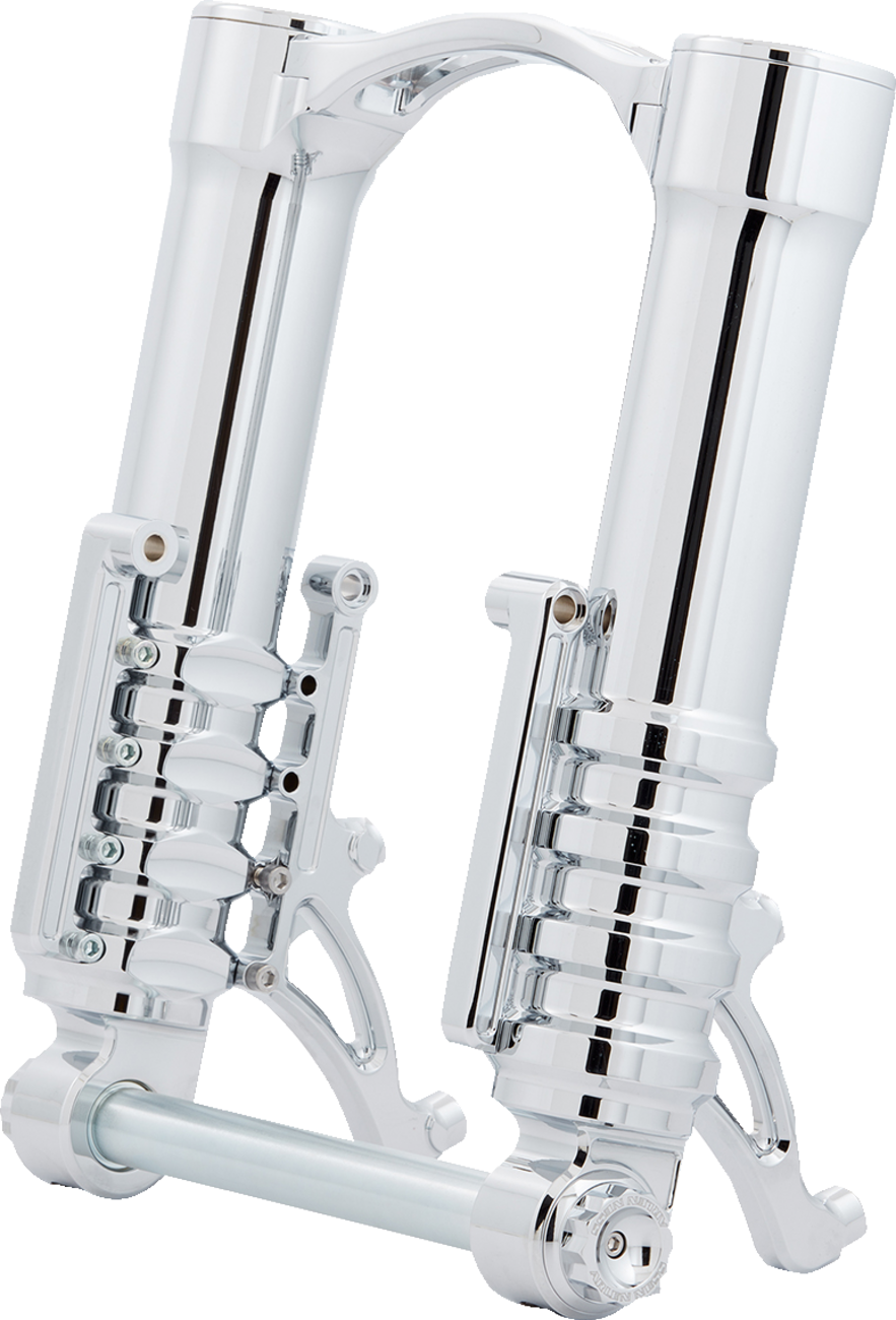 Arlen NESS Fork Legs - 49 MM - Chrome - For Custom Radial Mount Brake Caliper