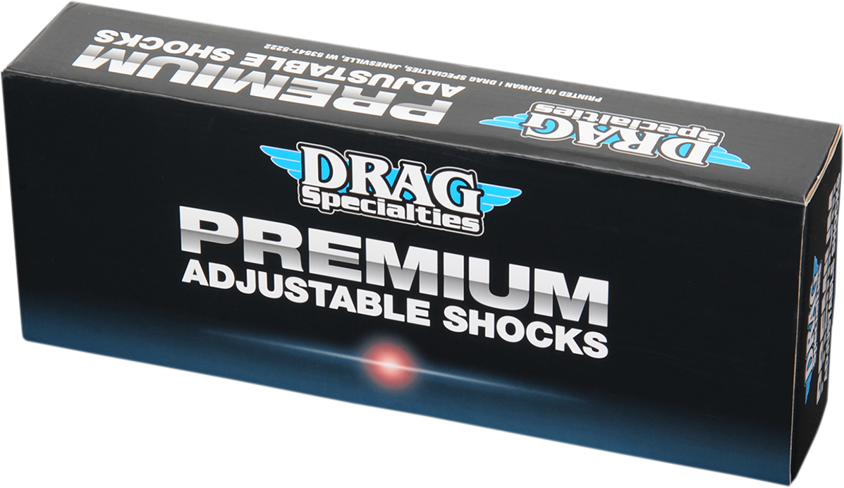 Drag Specialties Shocks Premium Ride-Height Adjustable Shocks - 12" - Standard - Chrome