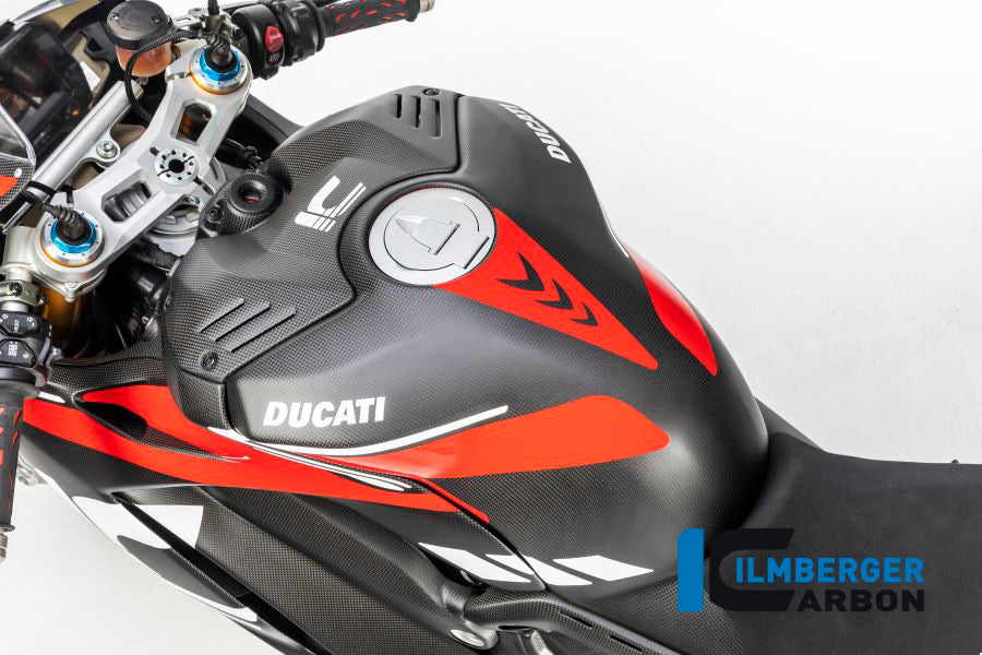 Ilmberger Carbon Tank Fairing With Crash Pads Ducati Panigale V4 Racing
