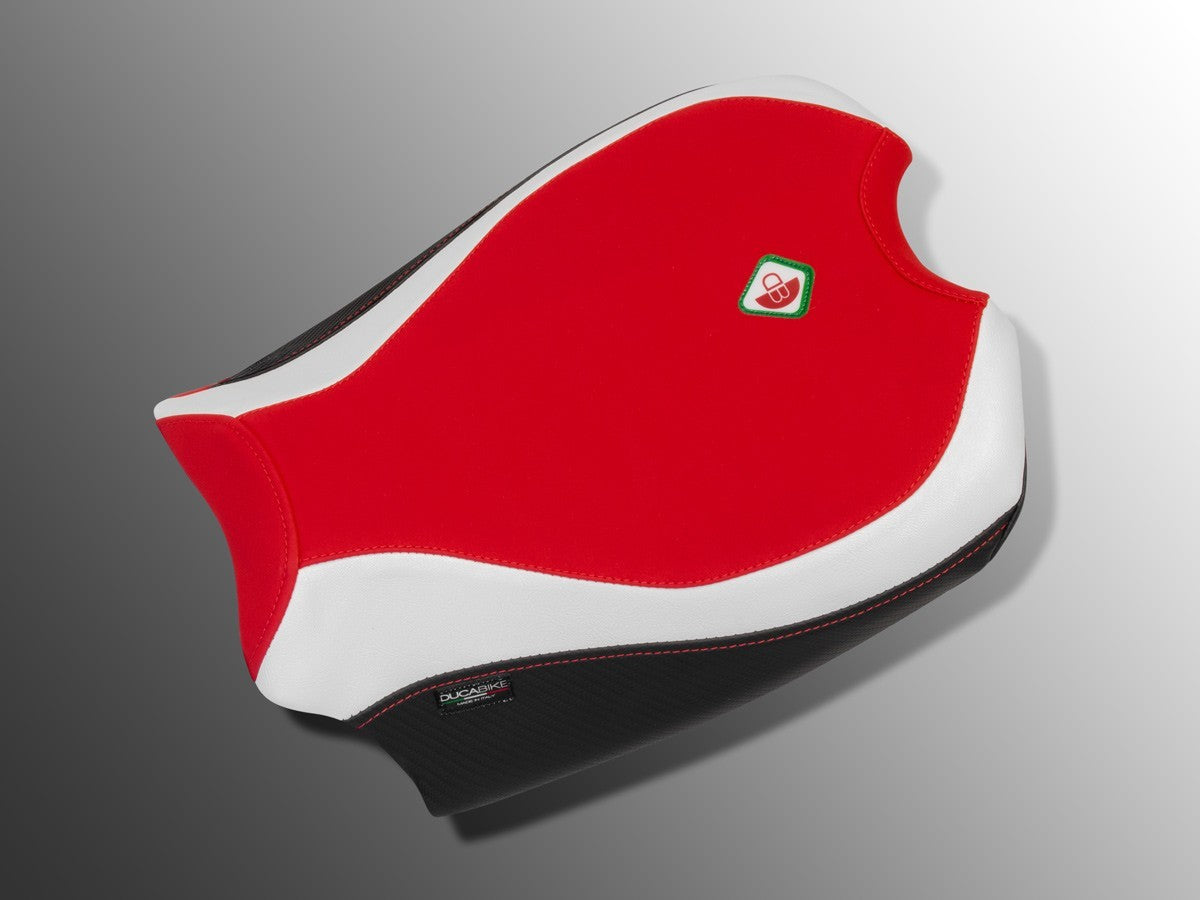 Ducabike DBK CSSFV2C01 SFV2 Comfort Seat Cover - RED-WHITE-BLACK