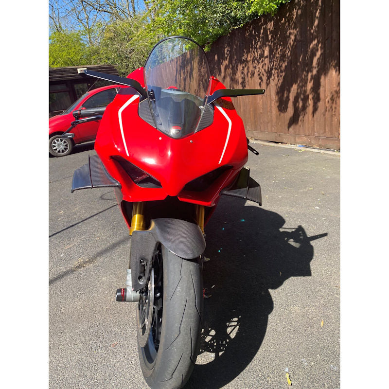 Rizoma Stealth Aero Wing Mirrors for Panigale V4 V4S V4R V4SP
