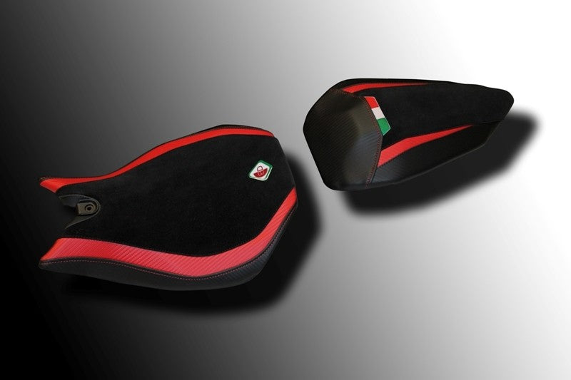 Ducabike DBK Cs119901 Panigale 899/1199 Seat Cover - BLACK-RED
